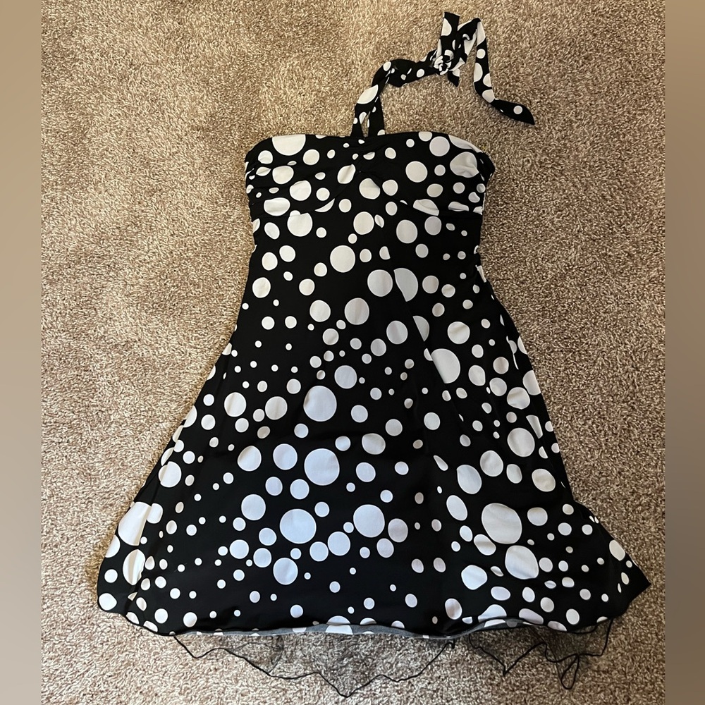 Byer California Black and White Dress